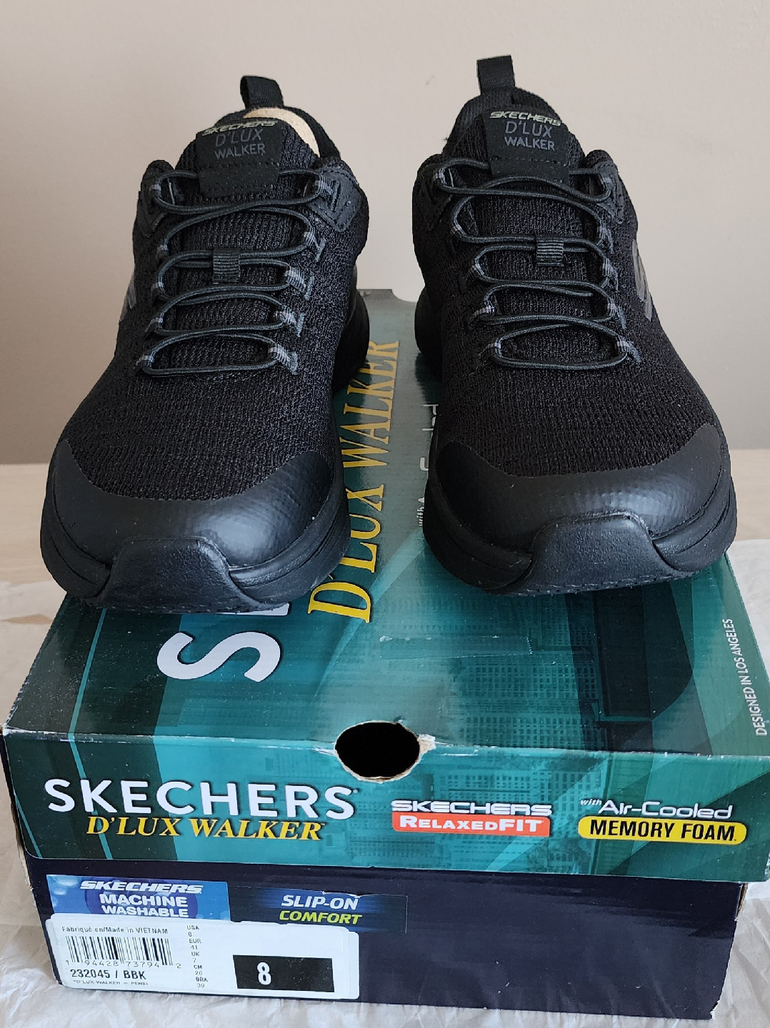 Skechers D'Lux Walker Black - Size US 8 - photo 2