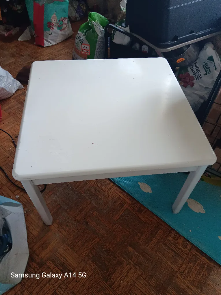 White Children's Activity Table 🥕 thumbnail