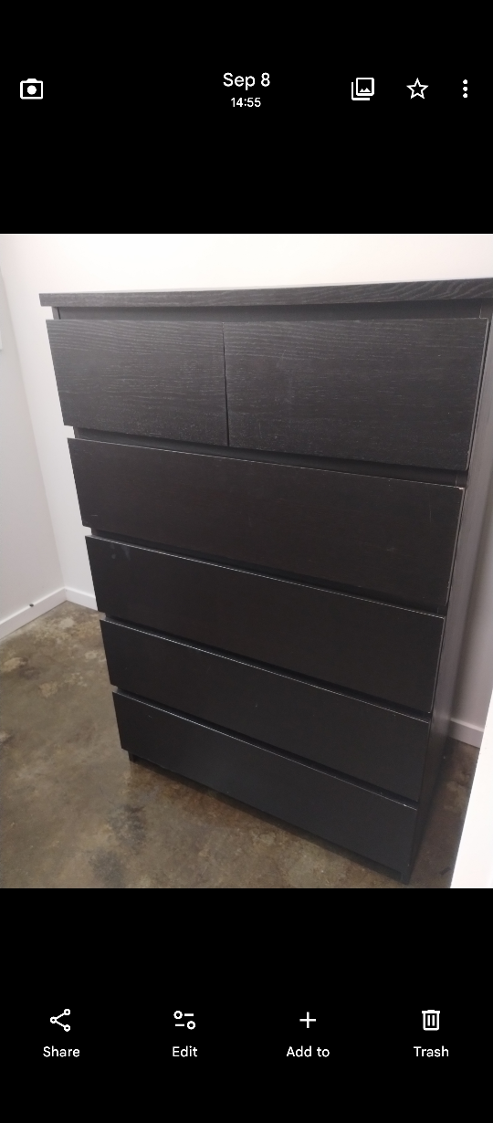 Dark Brown Dresser