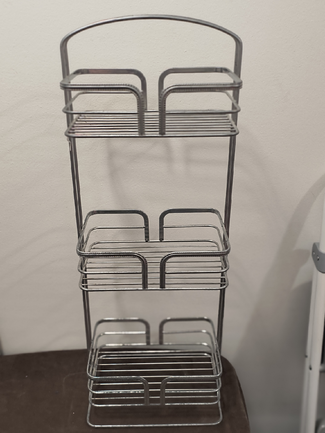 Chrome Bathroom Shelf