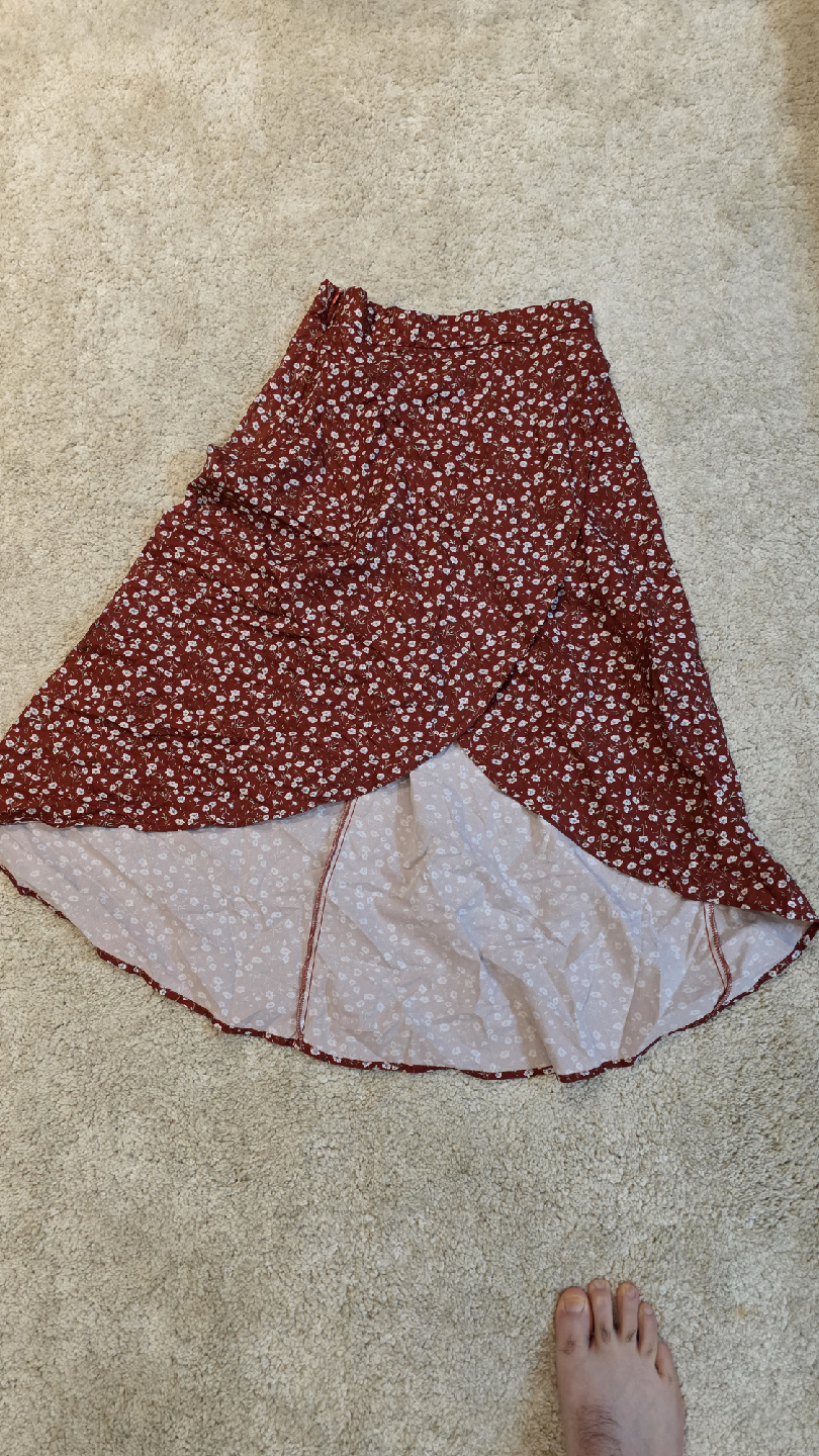 Floral Print Wrap Skirt - photo 4