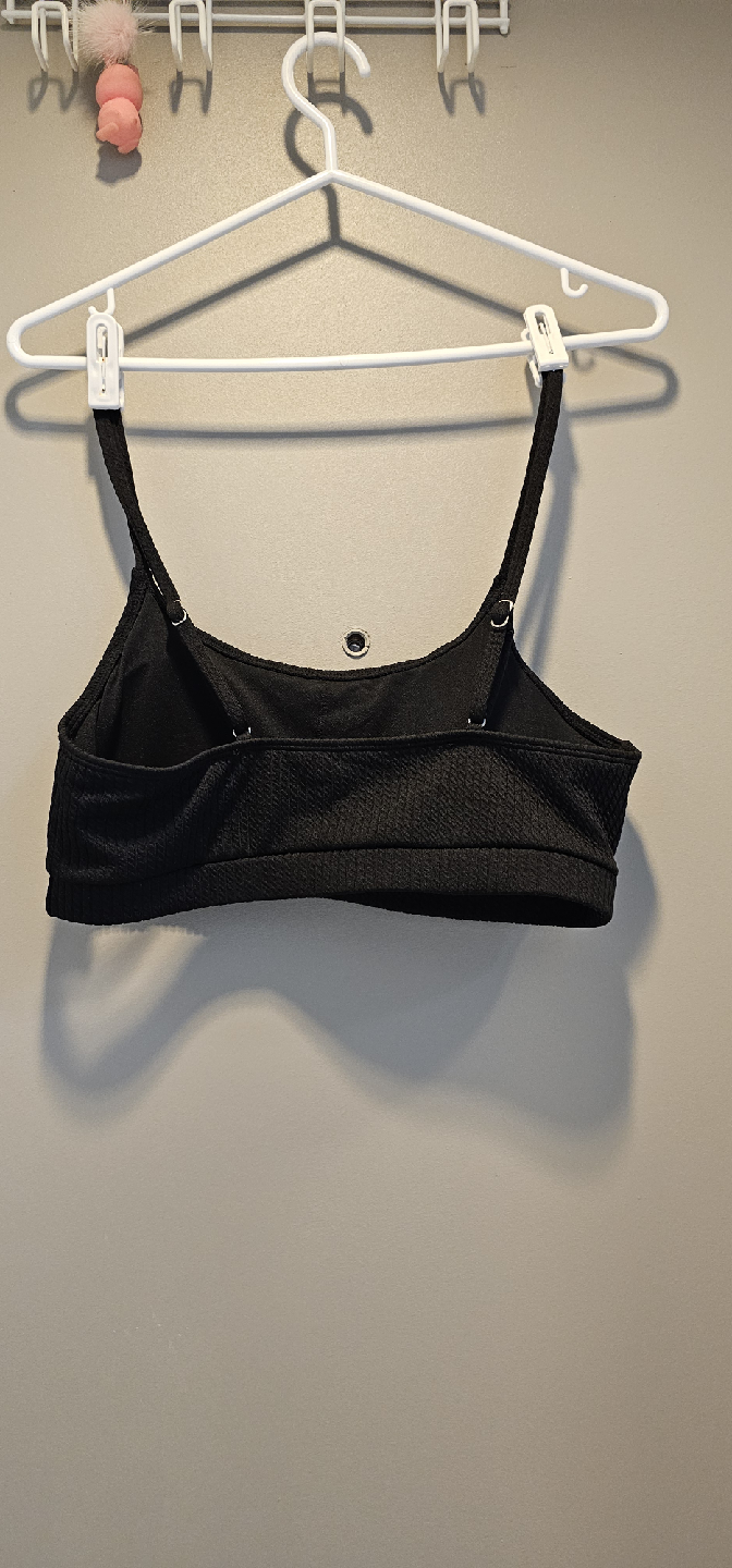 Black Sports Bra - Size L - photo 3