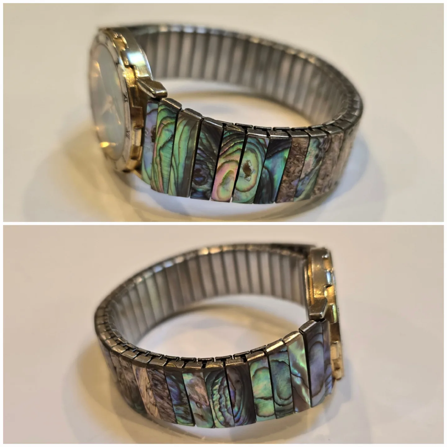 Mother of Pearl Quartz Watch New Battery image indicator(10)