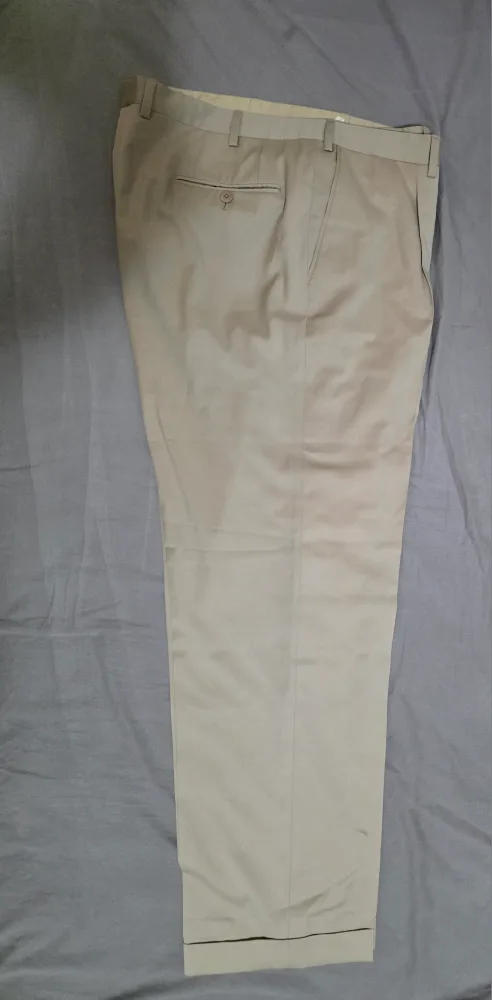Brioni Men's Beige Trousers (Waist 36)