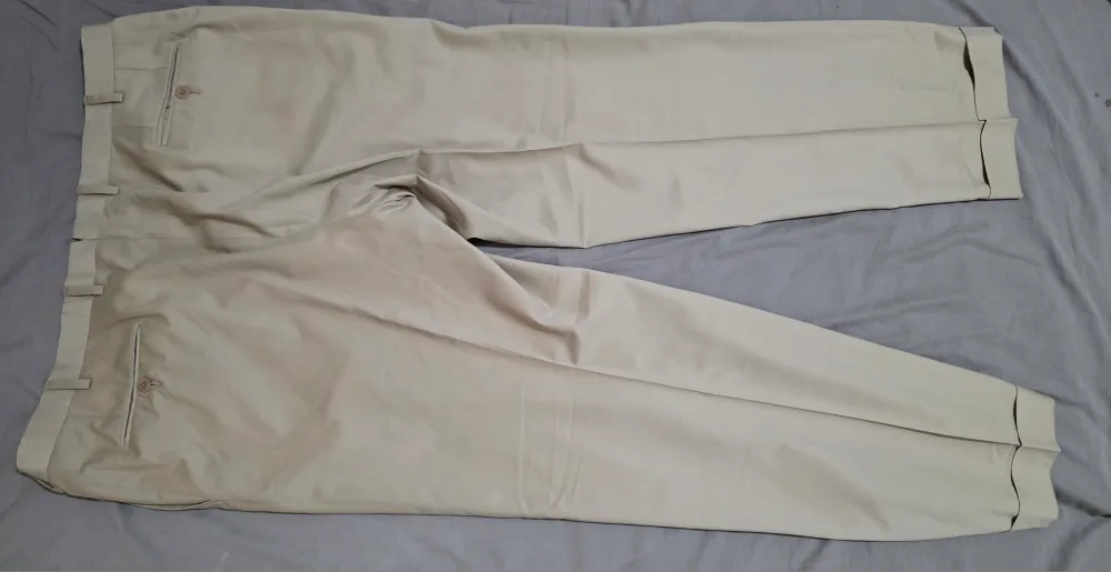 Brioni Men's Beige Trousers (Waist 36) image indicator(7)