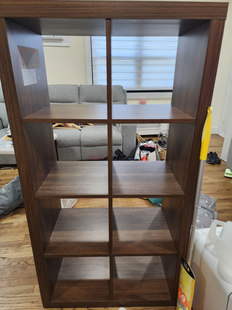 Brown 8-Cube Storage Shelf - photo 2