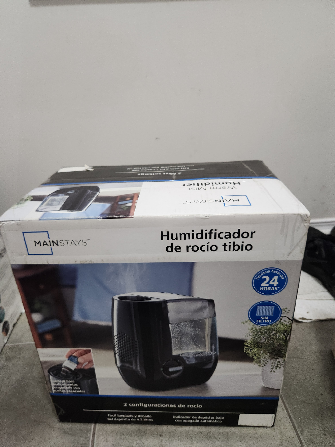 Mainstays Warm Mist Humidifier - photo 3