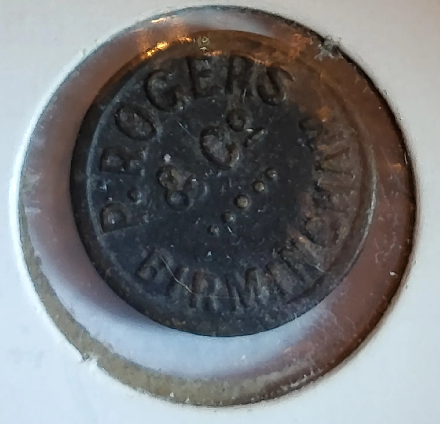 P.Rogers & Co Brass Apothecary Token image indicator(2)