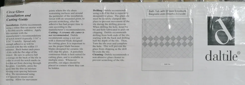 Daltile Colour Wave Cashmere Circa Glass Mosaic 69 12x12 tiles image indicator(3)