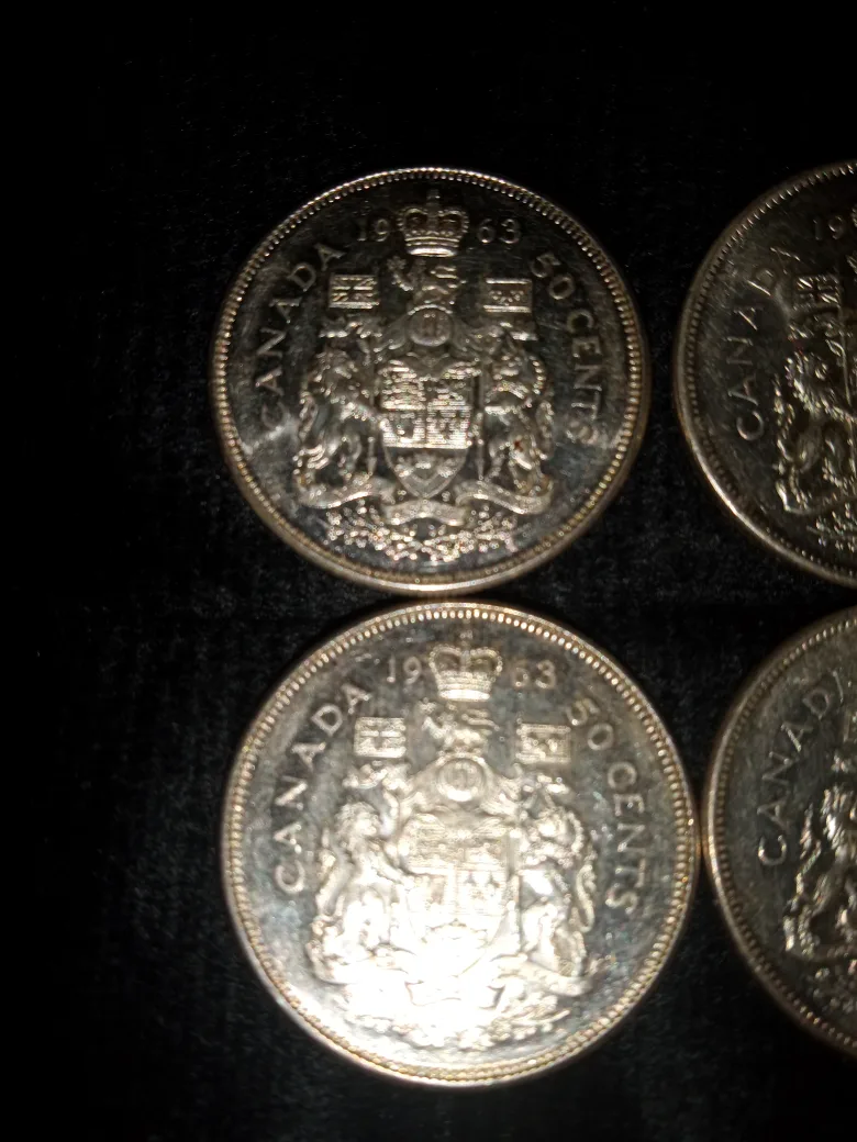 Vintage Canadian 50 Cent Coins image indicator(2)