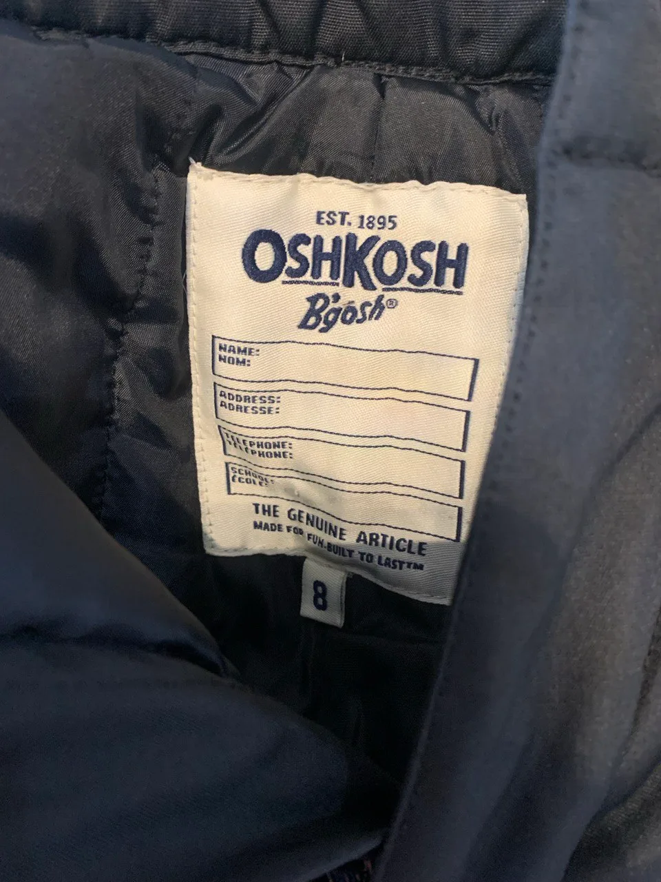 OshKosh B'gosh Size 8 Snow Pant image indicator(2)
