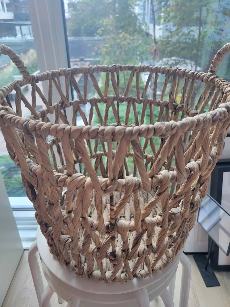 Woven Basket/Plant Holder, 14" Height image indicator(2)