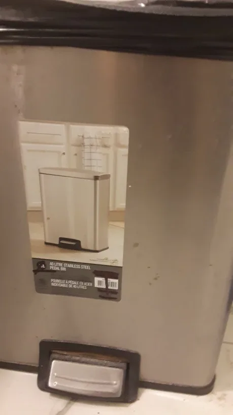40 Litre Stainless Steel Pedal Bin thumbnail