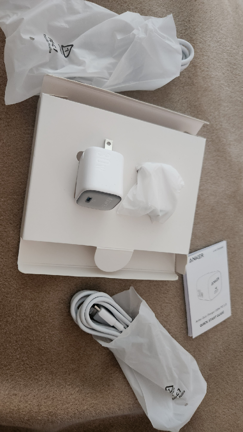 New Anker 30W Charger with USB-C to Lightning Cable, 2-pack - photo 3