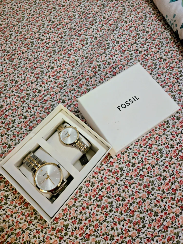 Fossil His and Hers Watch Set brand new thumbnail