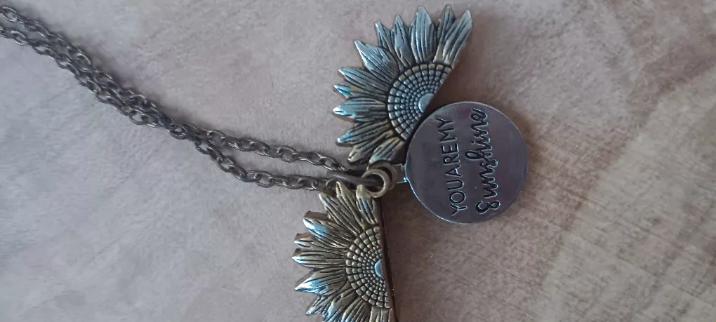 Sunflower Necklace - "You are my sunshine" thumbnail