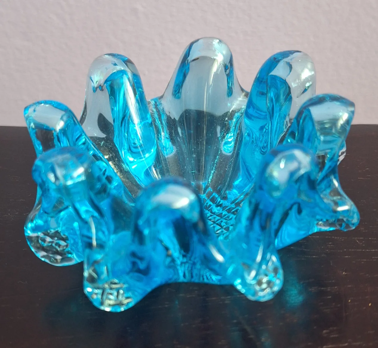 Vintage 1960s Blue Shalet Basket and Bonbonniere image indicator(4)