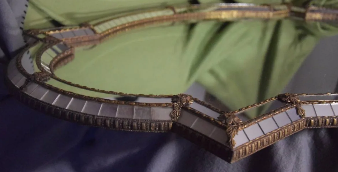 Antique Ornate Framed Mirror image indicator(4)