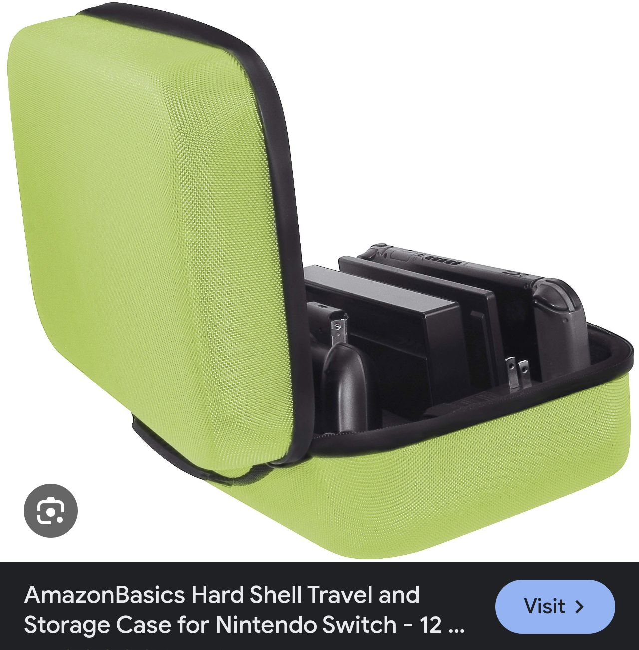 AmazonBasics Nintendo Switch Travel & Storage Case