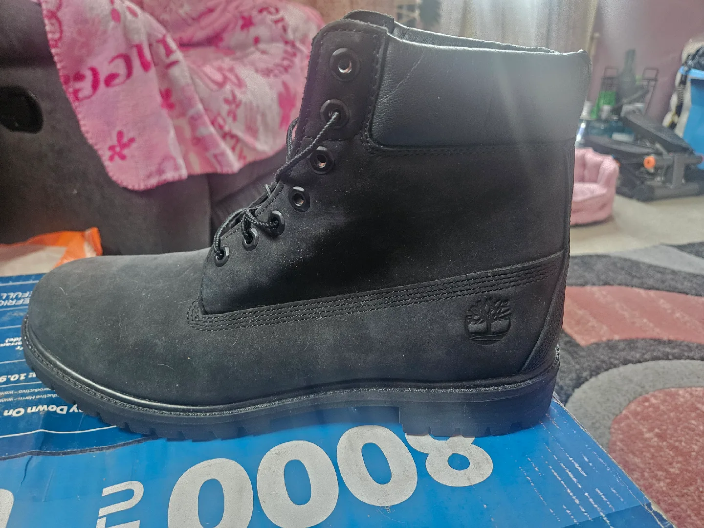 Timberland Black Nubuck Leather Boots image indicator(2)