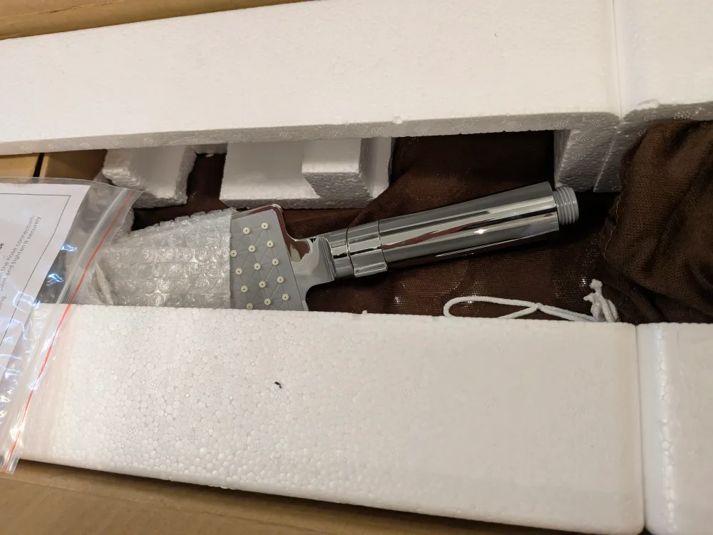 BWE 6-in-1 Chrome Shower Panel Tower System image indicator(9)