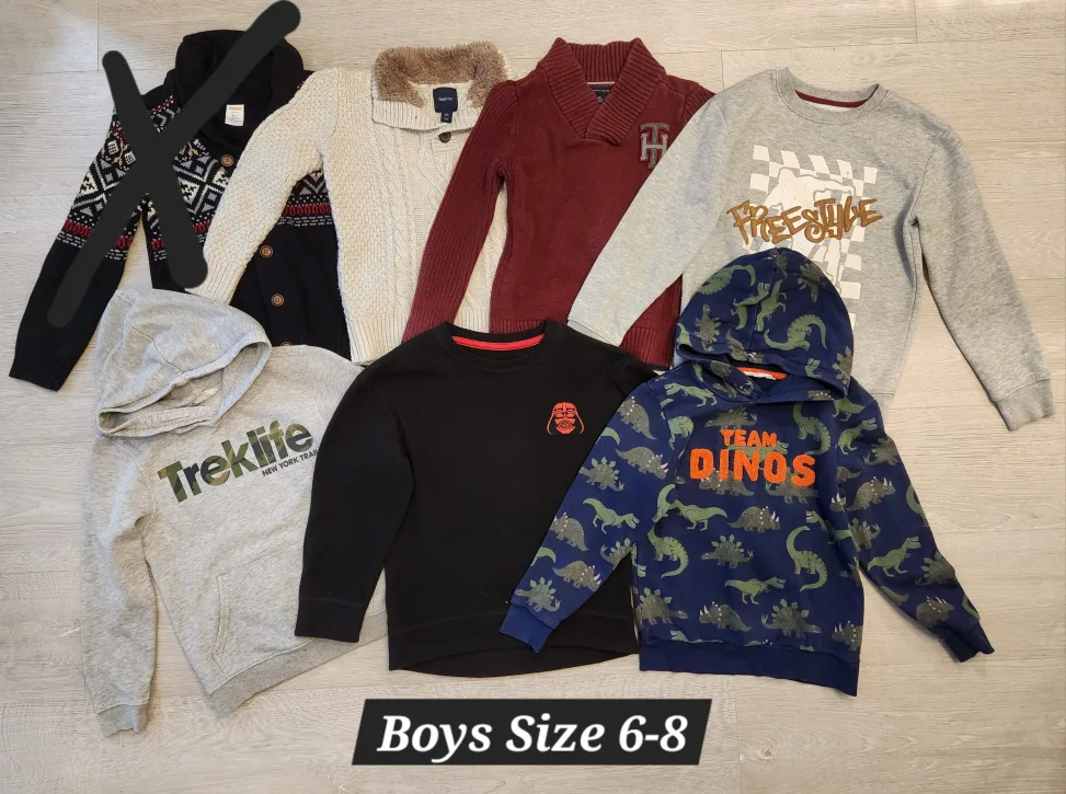 Boys Size 6-8 Clothes Lot thumbnail
