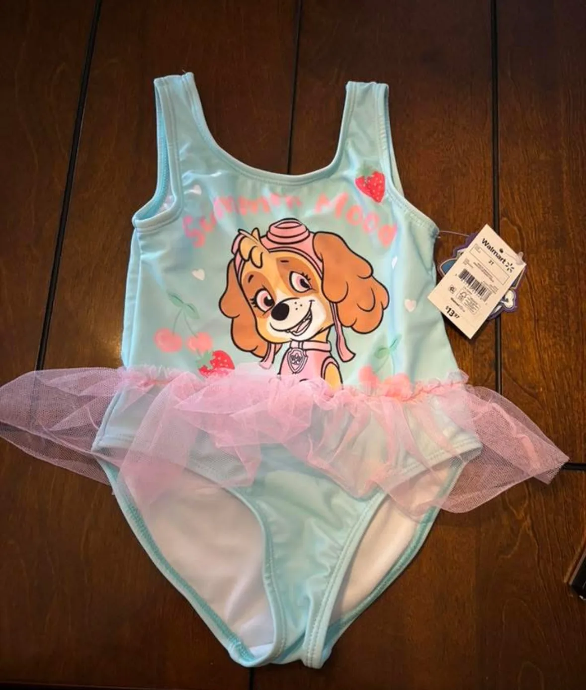 Paw Patrol Girl's Swimsuit - Size 2T thumbnail