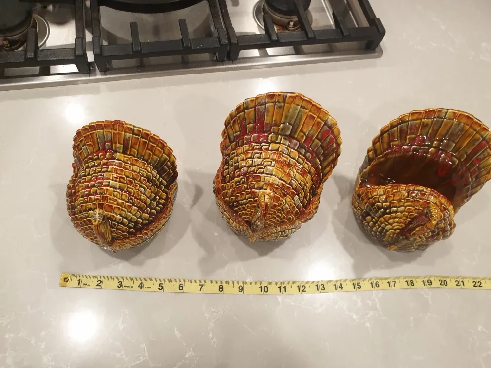 Vintage Ceramic Turkey Bowls image indicator(6)