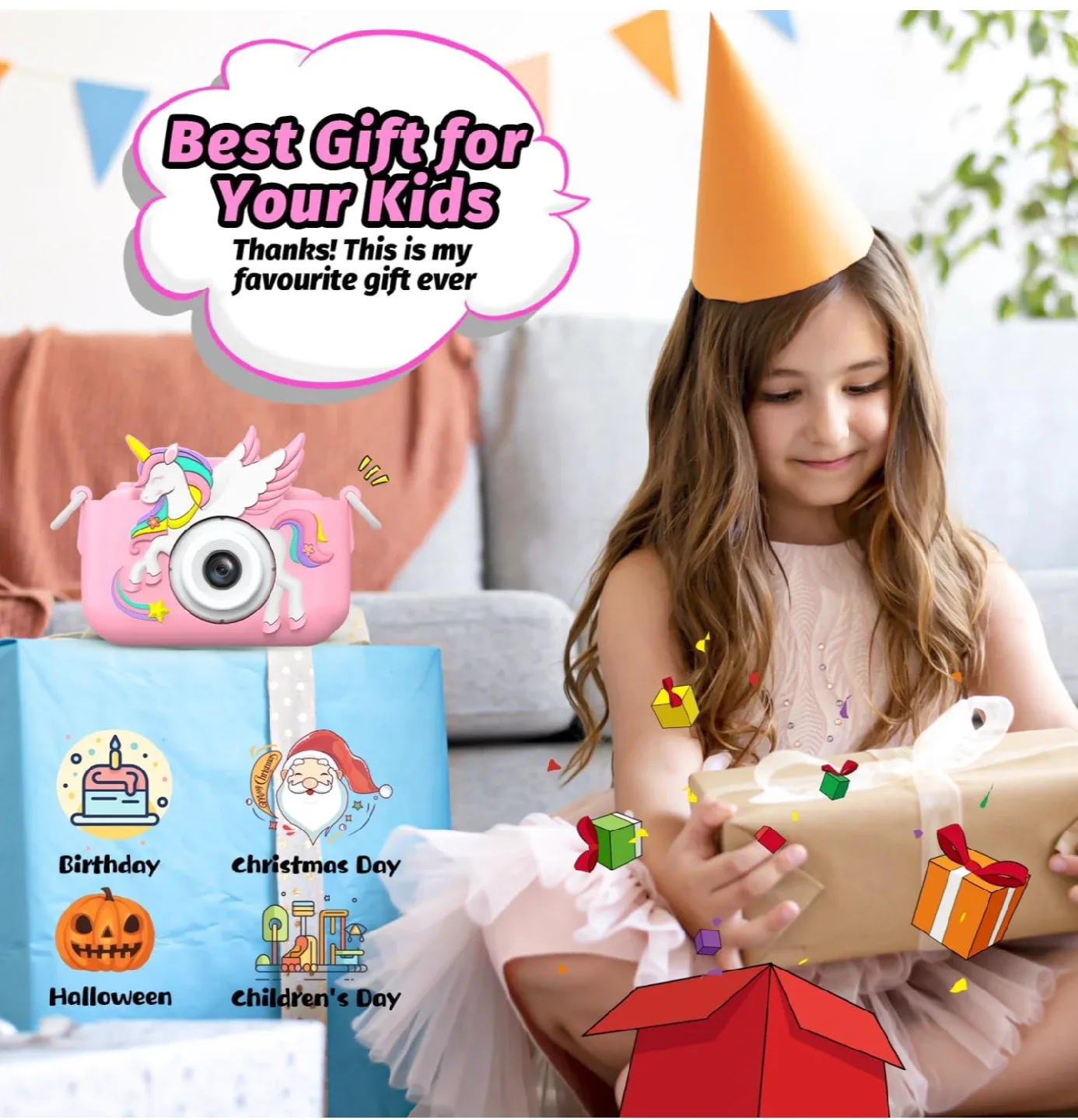 Digital Camera, w 32Gb card, New, Christmas gift image indicator(7)