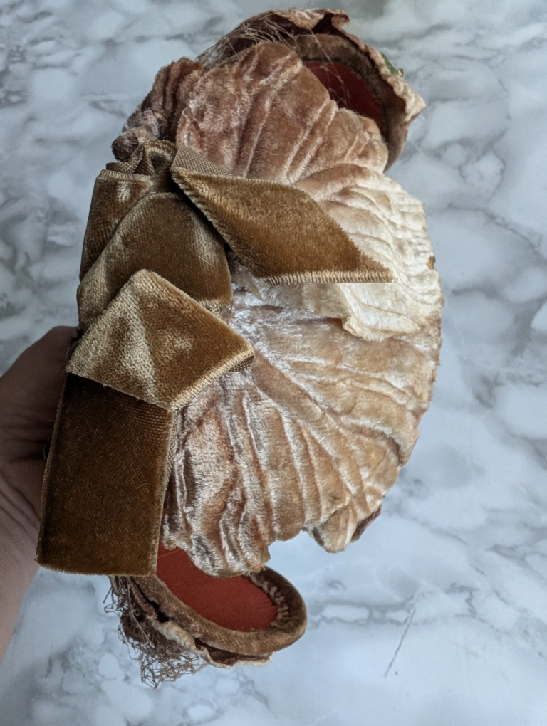 Vintage Floral Velvet Autumn Hat - photo 5