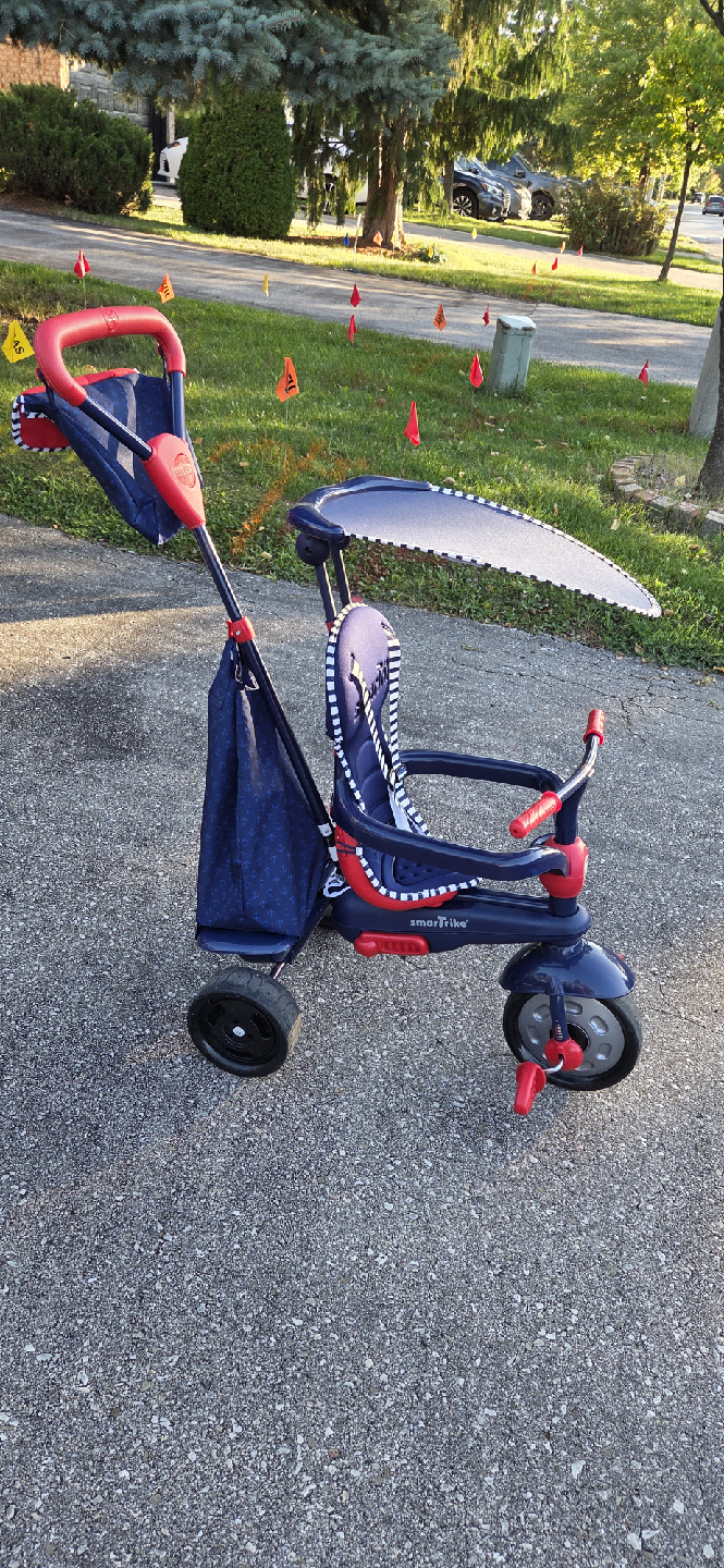 Smartrike Stroller Trike - Blue & Red