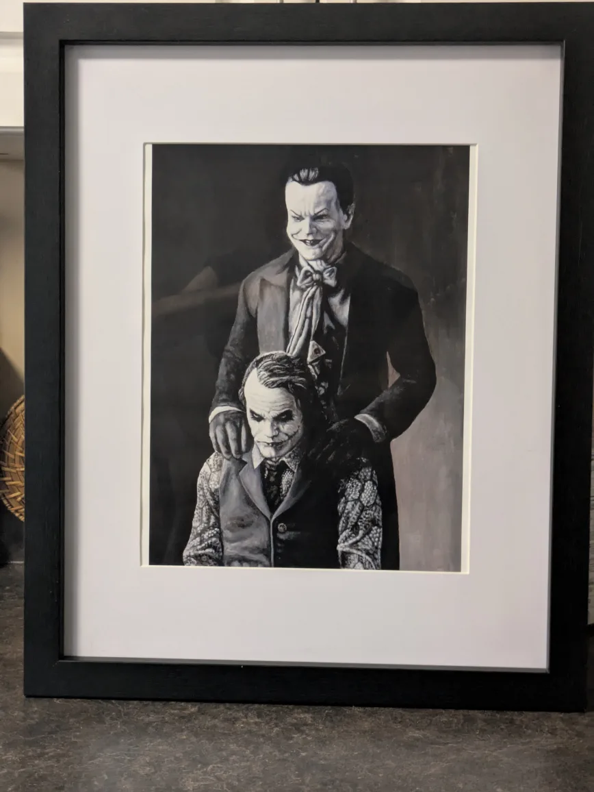 Framed Joker Art