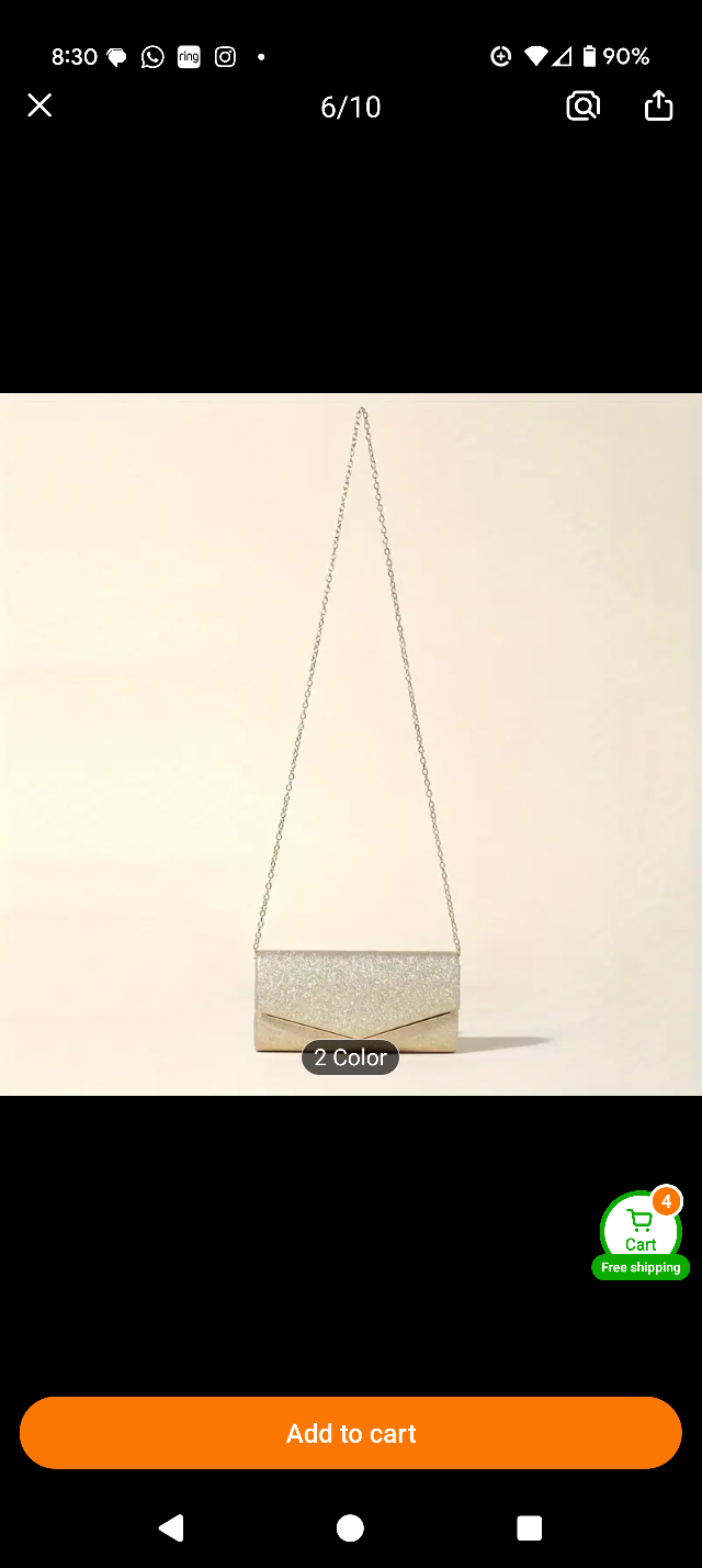 Glitter Chain Evening Bag - photo 2