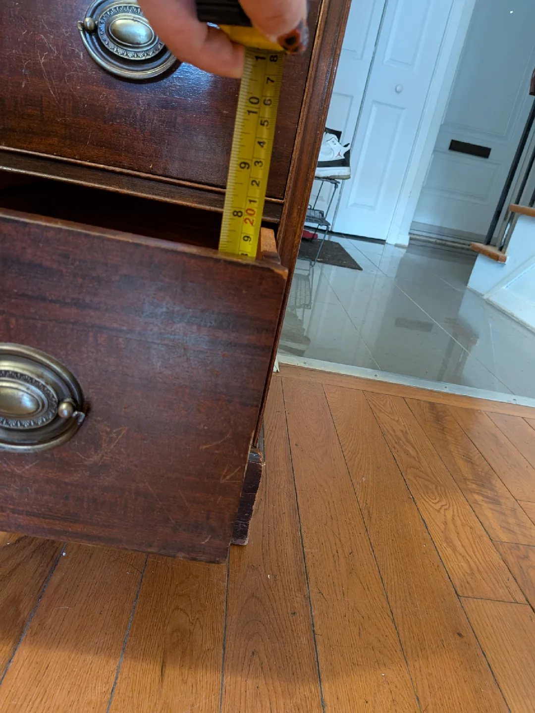 Antique Vanity Desk with Deep Drawers! image indicator(6)