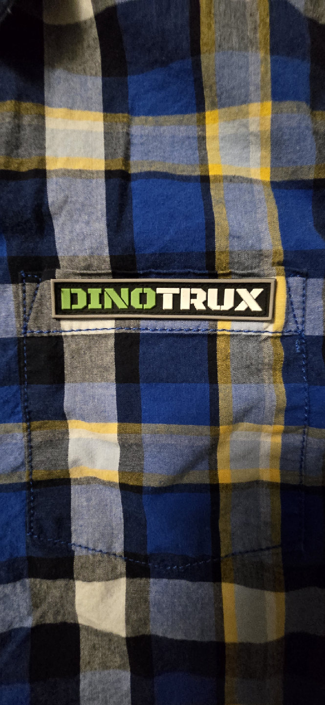 Boys Gymboree Dinotrux Plaid Button-Up Shirt! Size 7 / 8 - photo 3