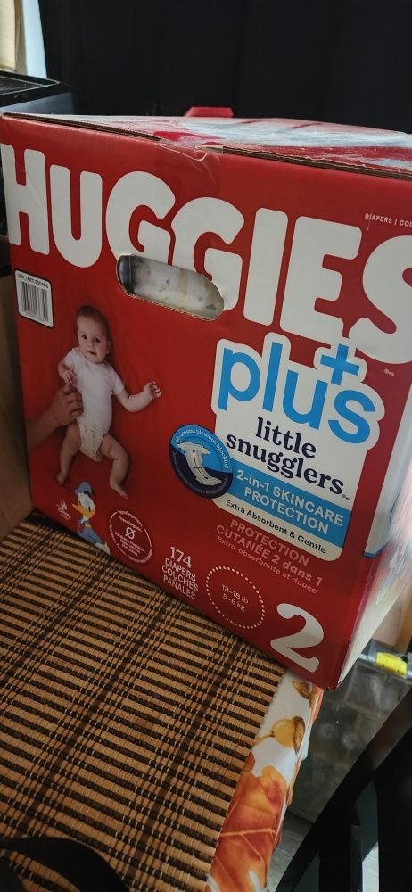 Huggies Plus Little Snugglers Diapers - Size 2, 174 Count