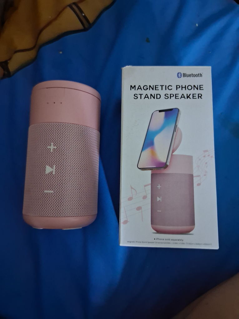 Magnetic Phone Stand Speaker - Pink