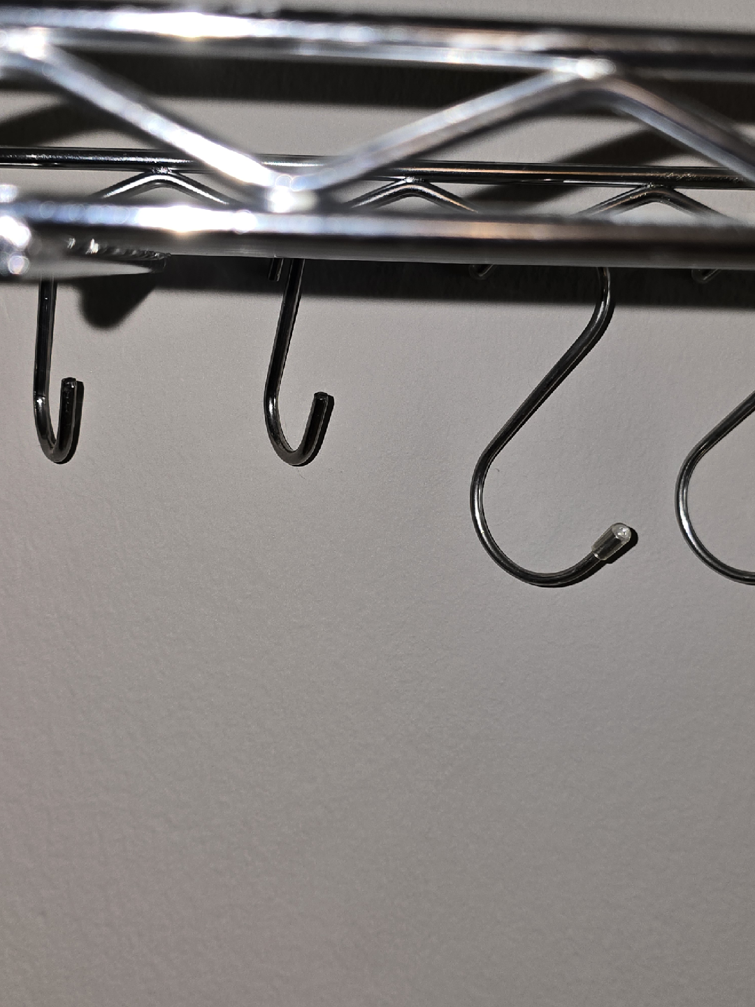 Chrome Shelving Unit with Wood Top - photo 5