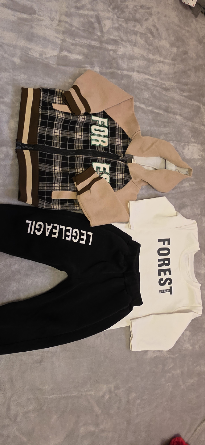Kids' Outfit - Forest T-shirt & Black Pants - photo 2