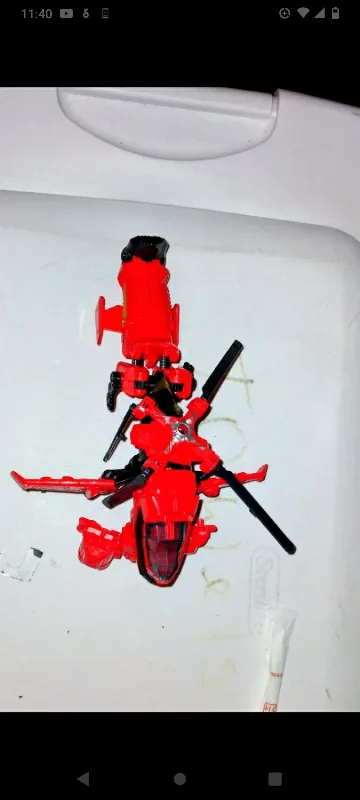 Red Transformer Toy thumbnail