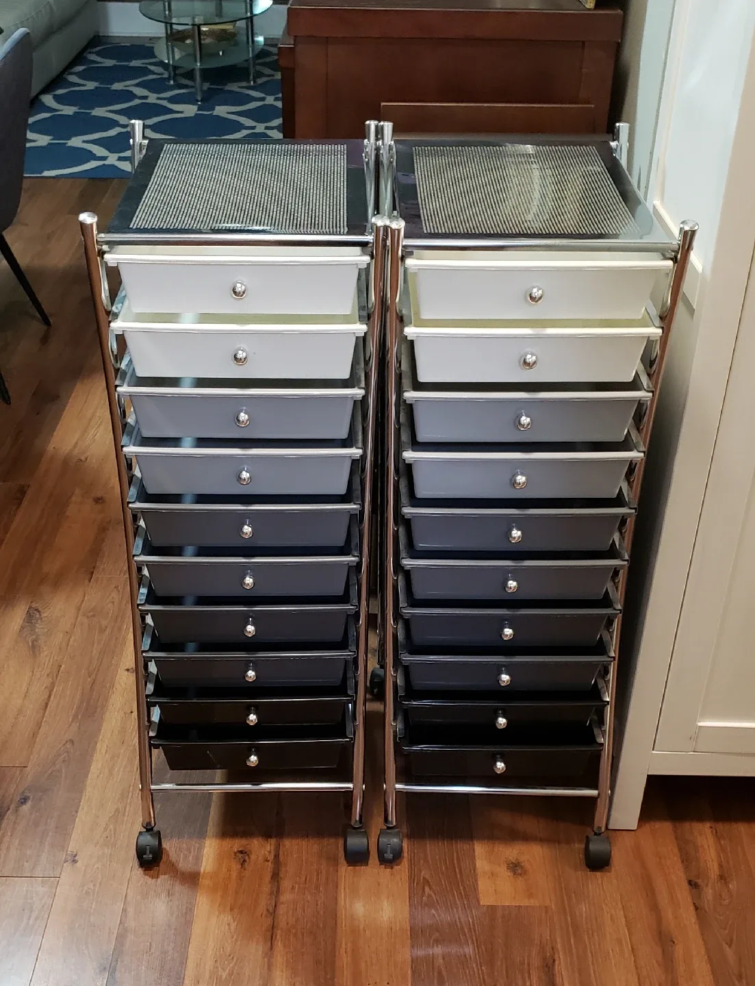 Rolling Storage Carts with Drawer thumbnail