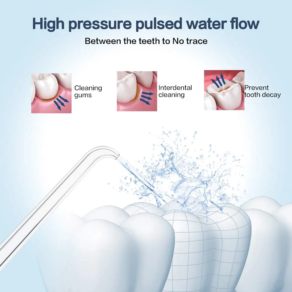 KHH Water Flosser Pick Teeth Cleaner Dental image indicator(5)