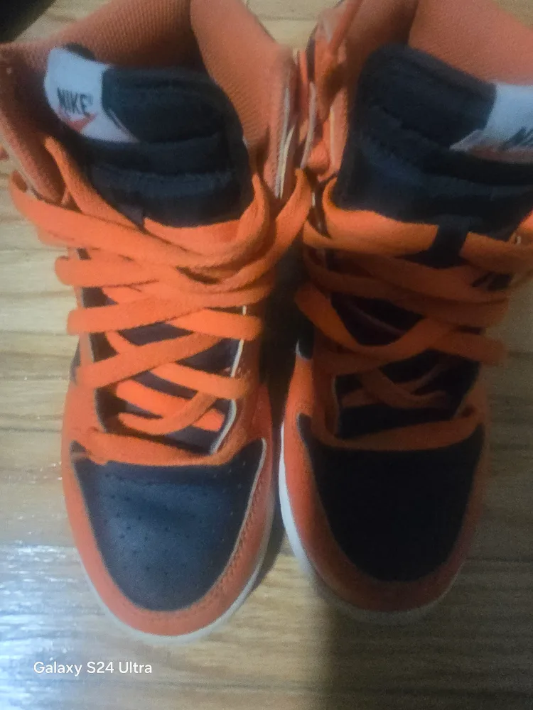 Nike Dunk High Orange/Black thumbnail
