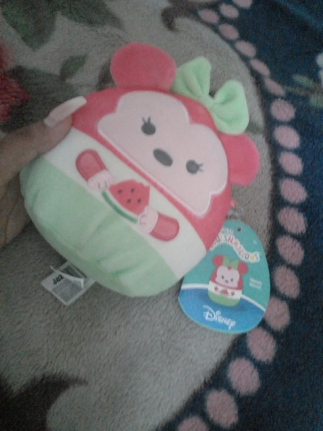 Disney Squishmallows Minnie Mouse Watermelon Plush thumbnail