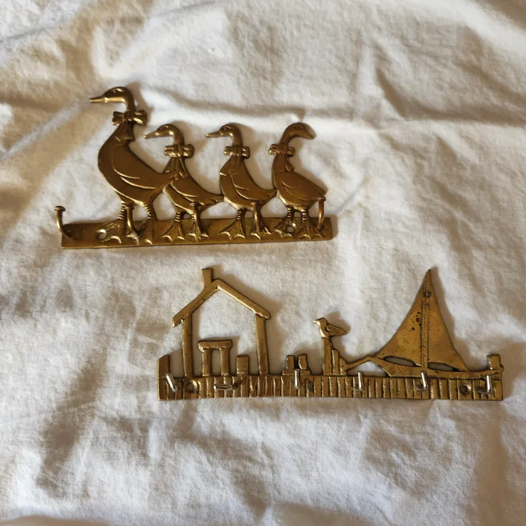 Vintage Brass Duck & Nautical Key Holders thumbnail
