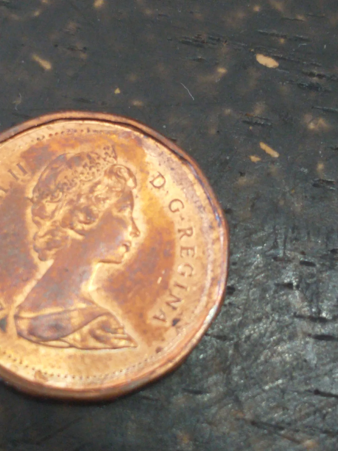 Unique 1983 Canada cent error coin - flawed beading and rim image indicator(5)