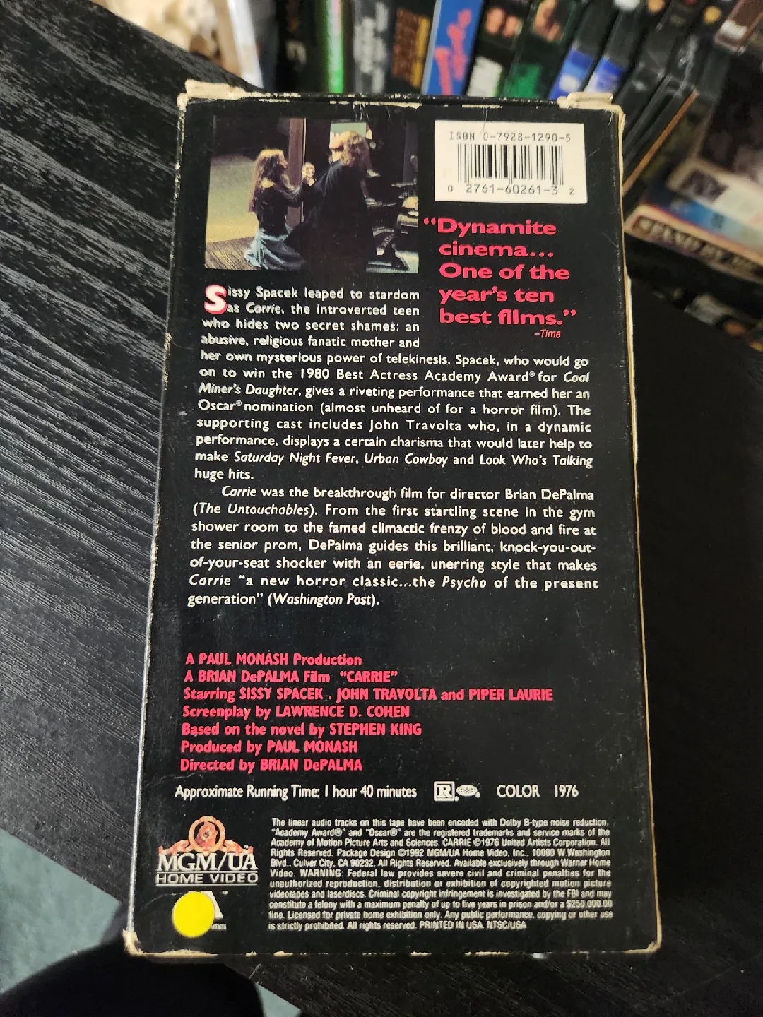 Carrie (1976) VHS Tape image indicator(2)