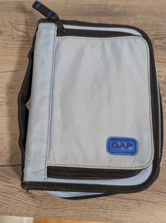GAP Kids Blue Organizer Agenda Binder with Stickers thumbnail