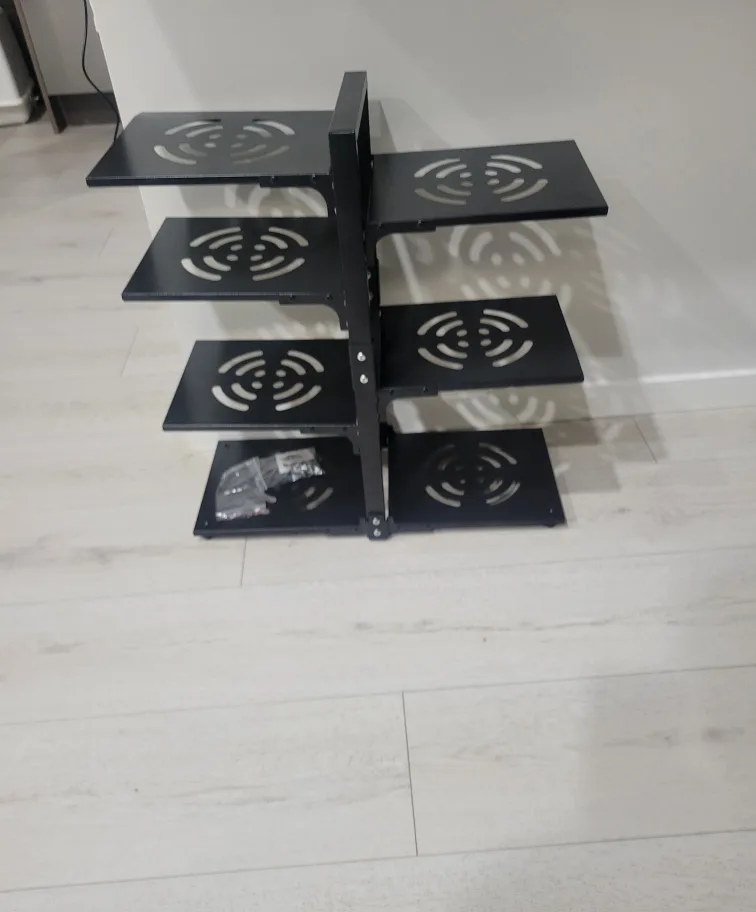 Black Pot Rack Organizer