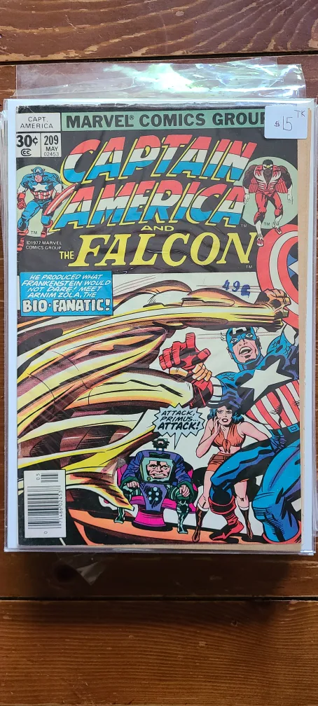 Captain America and Falcon Comic Book #209 thumbnail